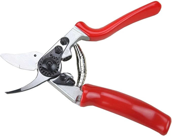 Felco F-12 Pruning Shears – 7.9" Garden Clippers with Anvil & Bypass Blades | Hand Pruners for Gardening | Garden Tool Cutter with Forged Aluminum Handle, Alloy Steel Blade, Medium Hand Fit